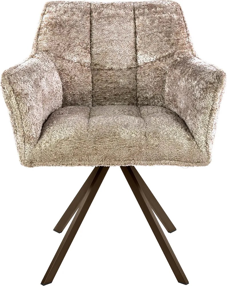 Draaibare Eetkamerstoel Beige