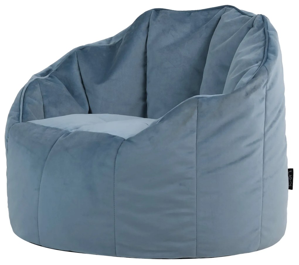 Sirena Zitzak Stoel Velvet - Lichtblauw