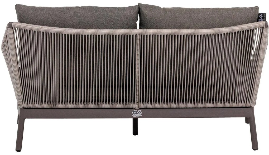 Goossens Loungeset Bijou grijs, buitenstof, 2-zits,