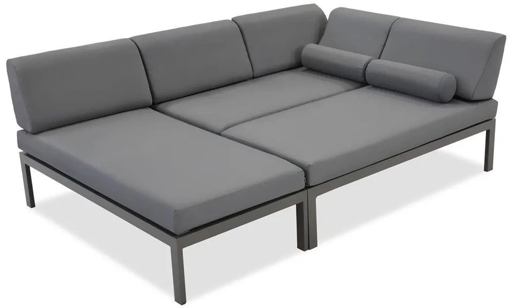 Tuinmeubelset Adrano 2-in-1 Garden Point antraciet