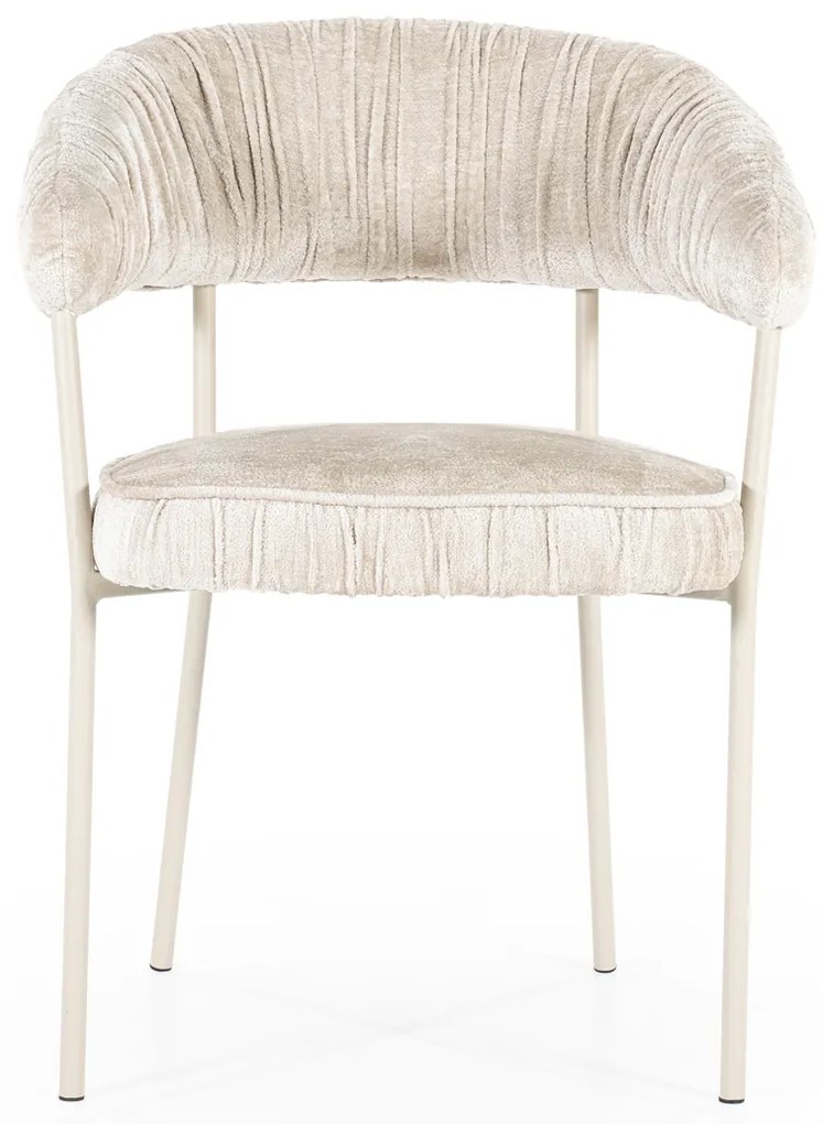 Eleonora Lizzy Eetkamerstoel Klassiek Design Beige