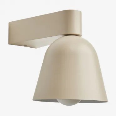 Buitenwandlamp Van Smeedijzer Briavel Tapioca Beige - Sklum