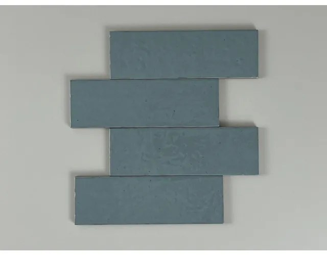 Equipe Cerámicas Kalma wandtegel - 6x18.6cm - Powder Blue glans (blauw) SW07314815-5