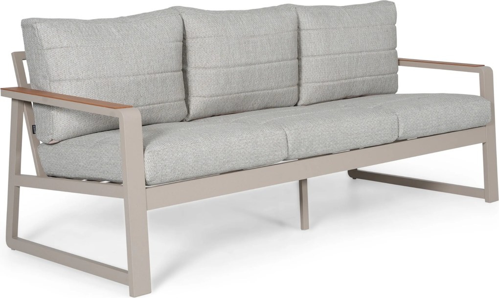 Stoel en Bank Loungeset 7 personen Aluminium Zand/Beige Lifestyle Garden Furniture Sabbia