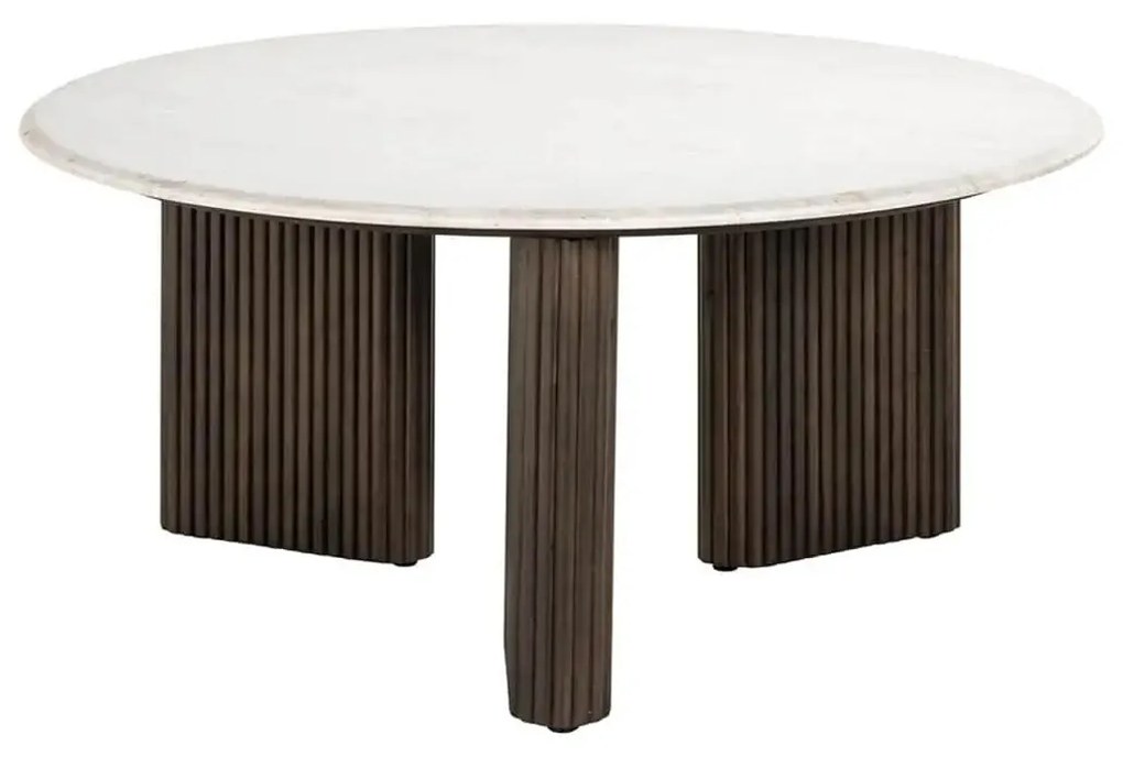 Richmond Interiors Mayfield Ronde Salontafel Marmer - 90 X 90cm.