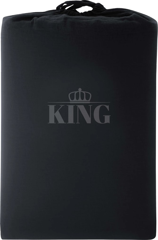 Kussensloop King 2 stuks– 100% katoensatijn – 60×70 – antraciet