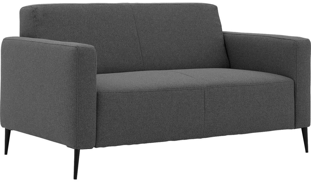 Goossens  Key West grijs, stof, 2-zits, modern design