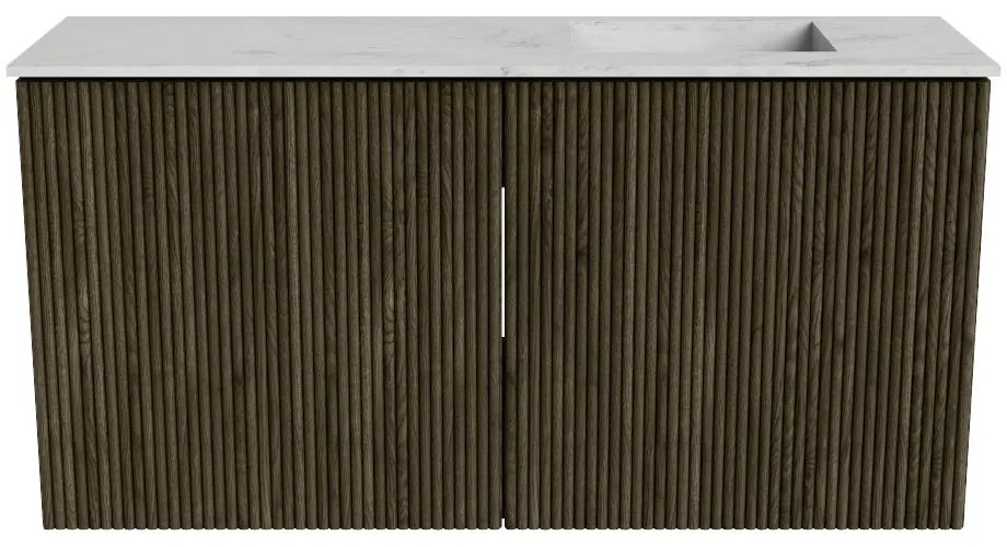 Mondiaz Joya DLux 80cm toiletmeubel shadow met wastafel faye rechts 1 kraangat opalo