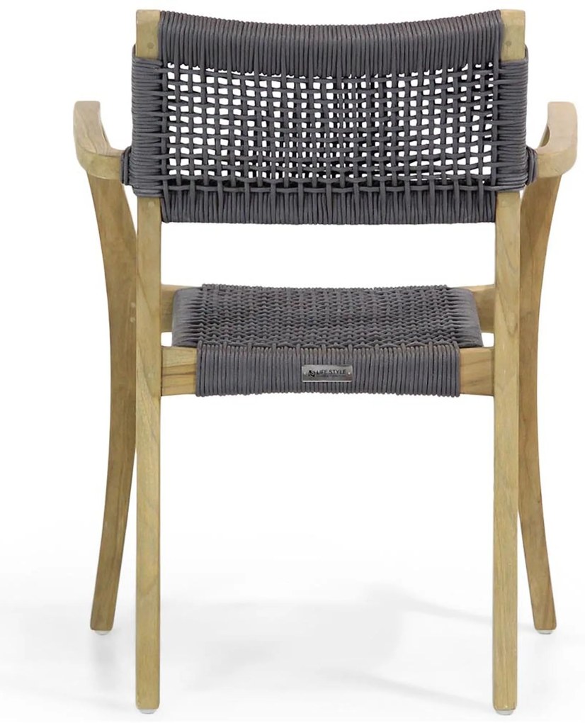 Tuinset 8 personen 300 cm Rope Grijs Lifestyle Garden Furniture Dallas/Brighton