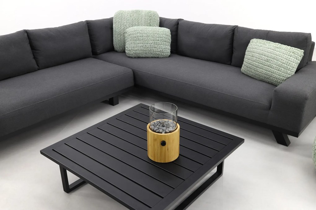 Barcelona/Cuba Sunbrella loungeset - Sooty - 3-delig OP=OP