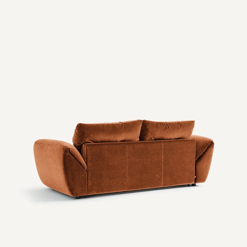 Omvormbare 3-zitsbank van fluweel Edgar