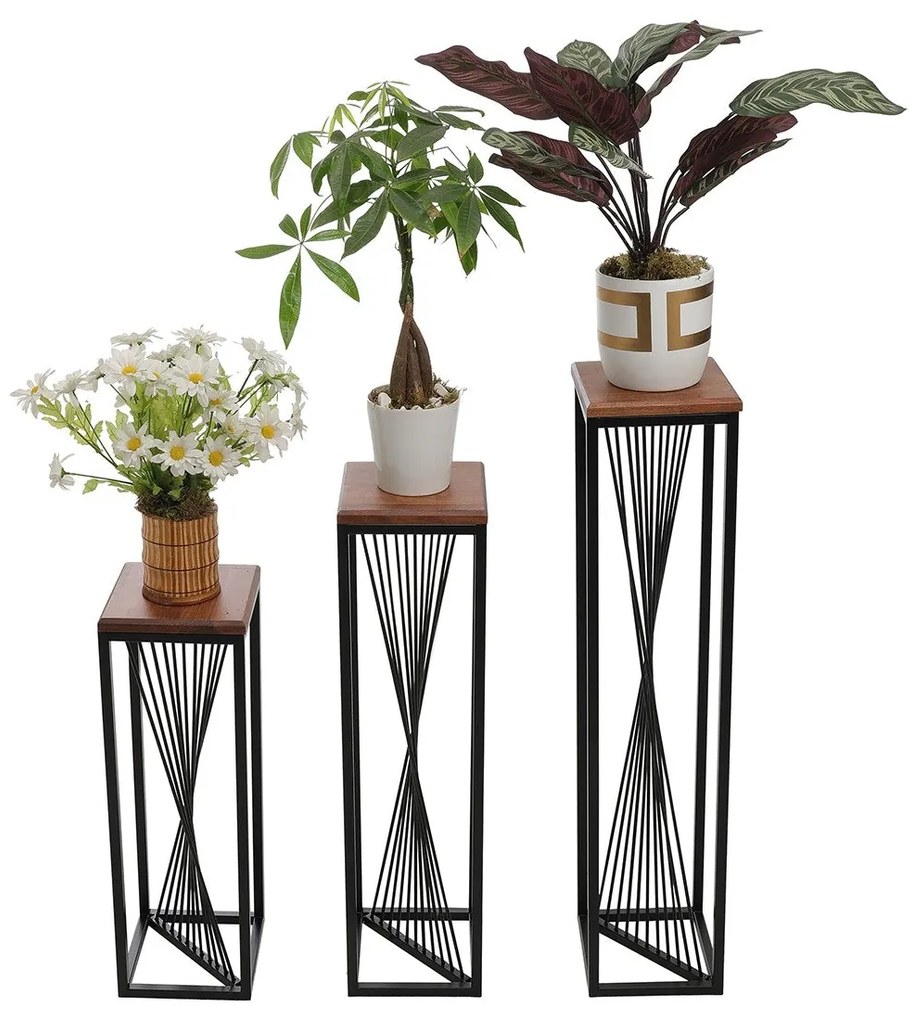 Set van 3 bijzettafels Cecilia | Nassre