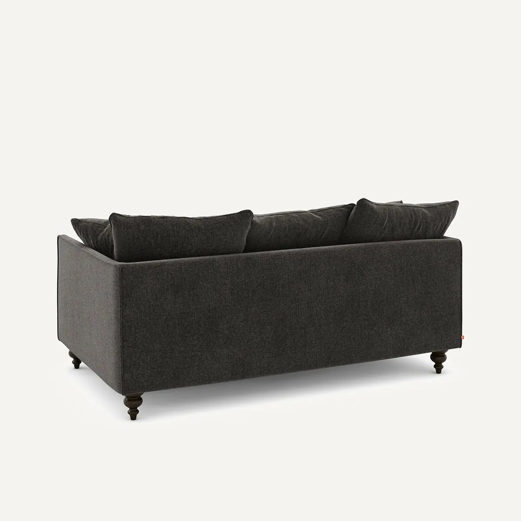 Compacte fluwelen chenille bank, Lazare