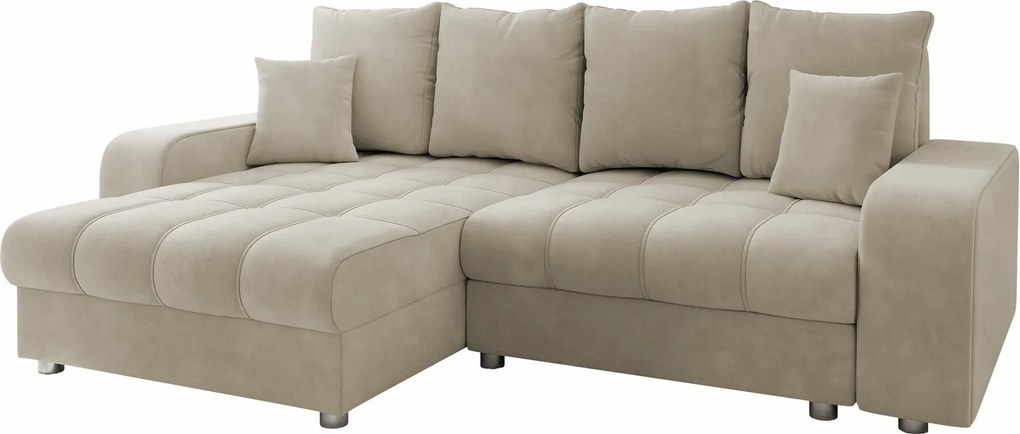 Hoekbank Sanford 102, Aanwezig, Aanwezig, 250x166x94cm, 117 kg, Poten: Metaal, Kunststof, Hout: Beuk, Grenen