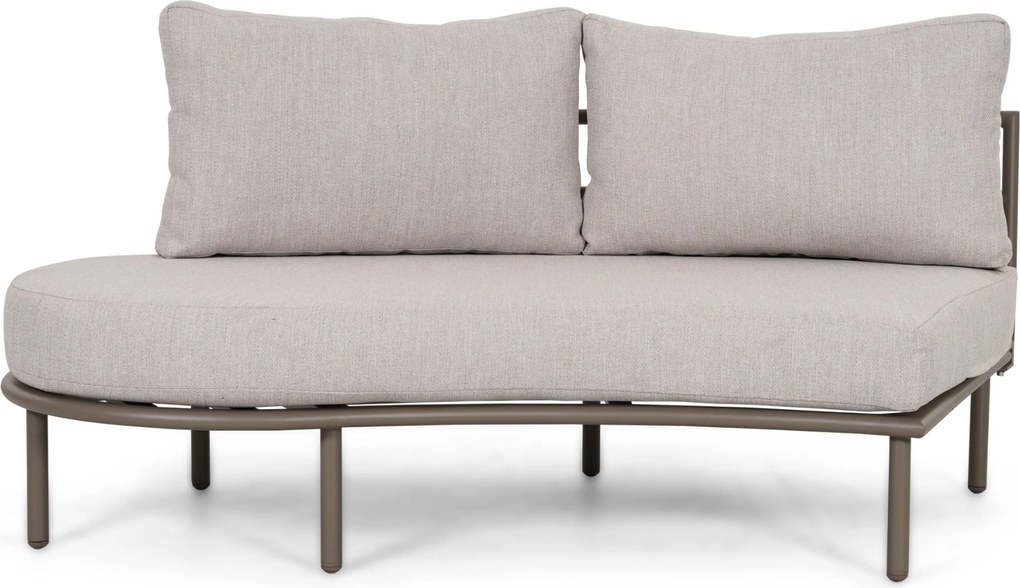 Loungeset tuin 5 personen Aluminium Taupe  Lifestyle Garden Furniture Perla