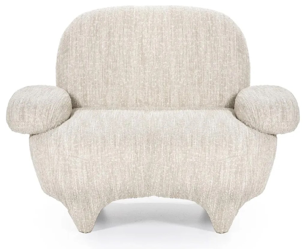 Eleonora Jayden Design Fauteuil Beige Stof