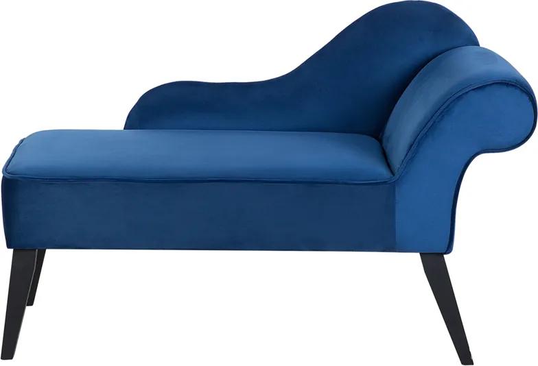Chaise longue blauw rechtszijdig BIARRITZ
