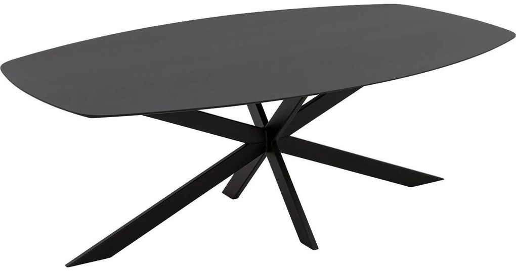 Goossens Excellent Eettafel Uniek, Semi ovaal 200 x 110 cm