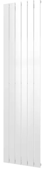 Plieger Cavallino Retto designradiator verticaal enkel middenaansluiting 1800x450mm 910W mat wit 7252972