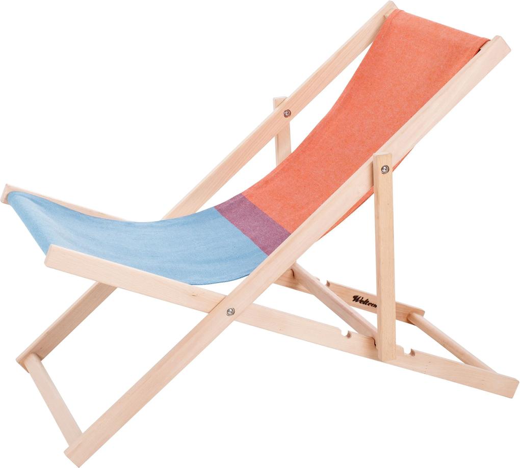 Weltevree Beach Chair tuinstoel rood/blauw