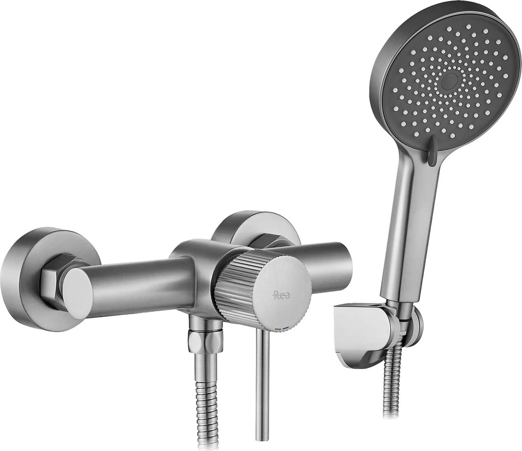 Douchemengkraan Rea Lungo Stripe Brush Nickel