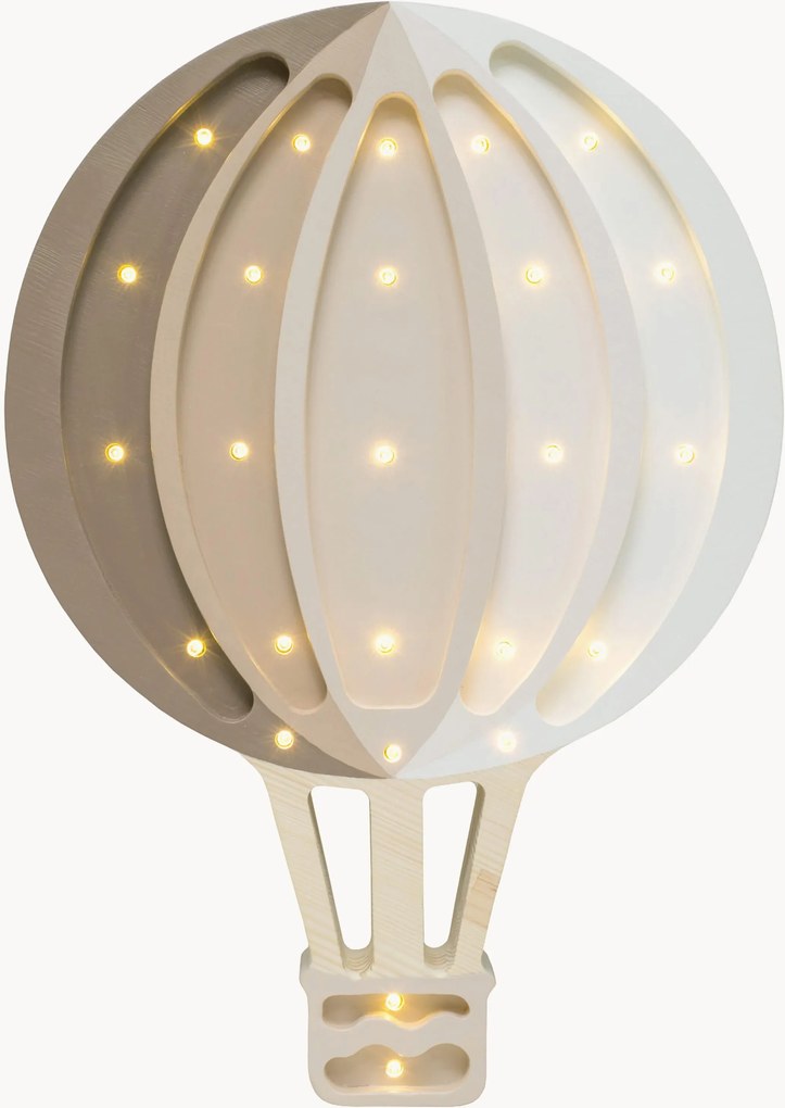 Handgemaakte LED-kinderlamp Hot Air Baloon met timerfunctie en afstandsbediening, dimbaar