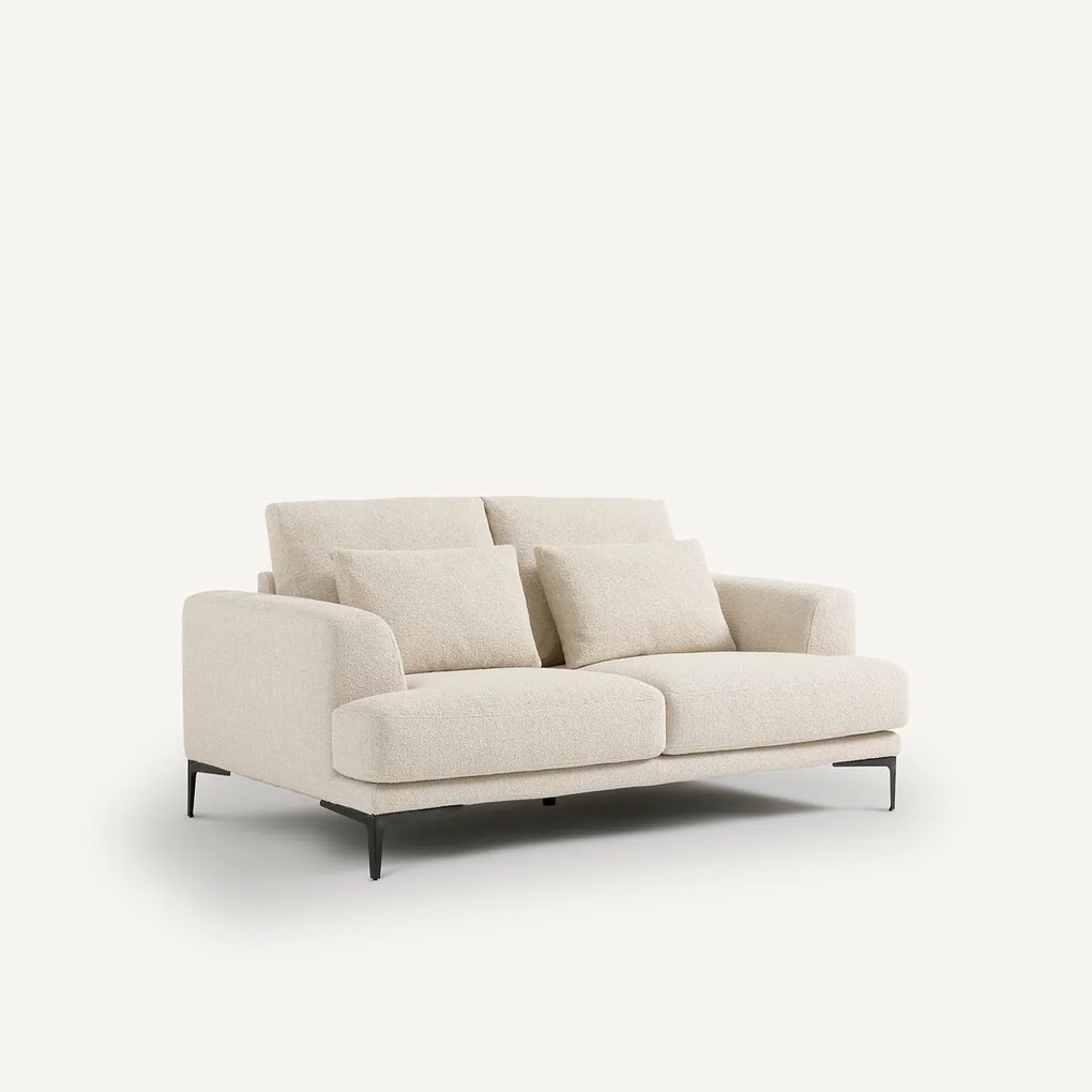 2-zits bank, bouclé, Marsile