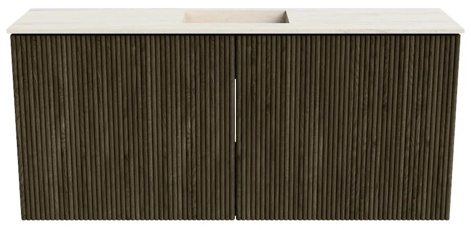 Mondiaz Joya DLux 90cm toiletmeubel shadow met wastafel faye midden zonder kraangat meli