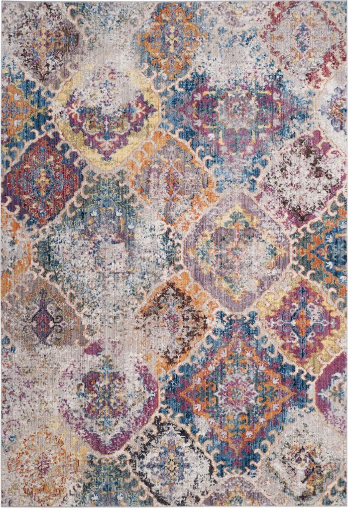 Safavieh | Vloerkleed Jolina 90 x 150 cm blauw, lichtgrijs vloerkleden polyester vloerkleden & woontextiel vloerkleden