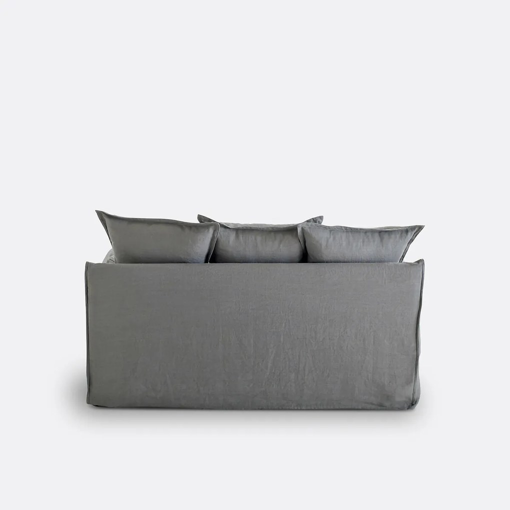 Bank, 2-, 3-, 4- of 5-zits, afneembare hoezen, gekreukt linnen, Odna