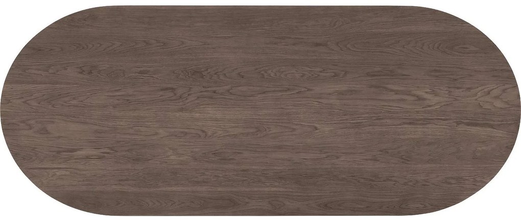 Goossens Excellent Eettafel Uniek, Semi rond 260 x 100 cm