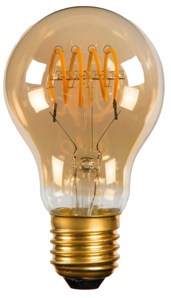 Lucide Bulb LED lamp met dag/nacht sensor 2200K E27 4W 6cm amber