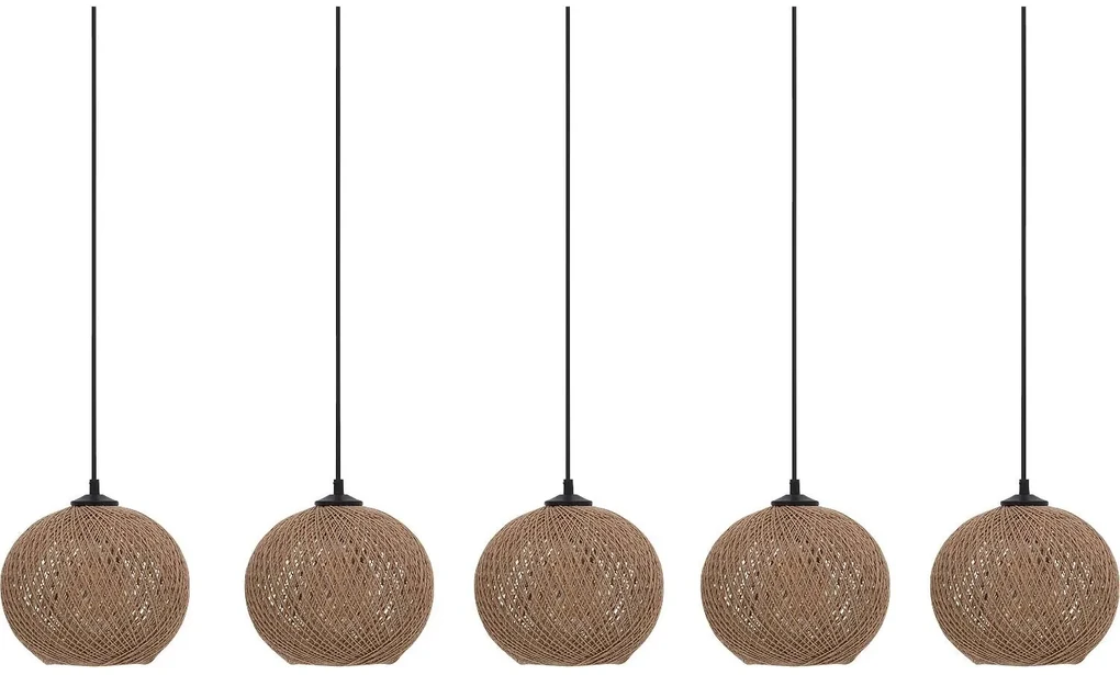 Goossens Hanglamp Noanne, Hanglamp met 5 lichtpunten