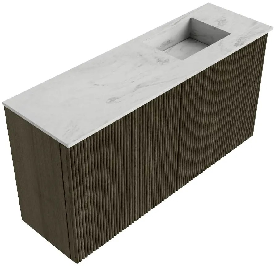 Mondiaz Joya DLux 80cm toiletmeubel shadow met wastafel faye rechts 1 kraangat opalo