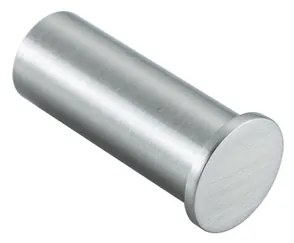 Fortifura Calvi Handdoekhaak - rond - enkel - Geborsteld RVS PVD (RVS) Single_Towelhook_RVS