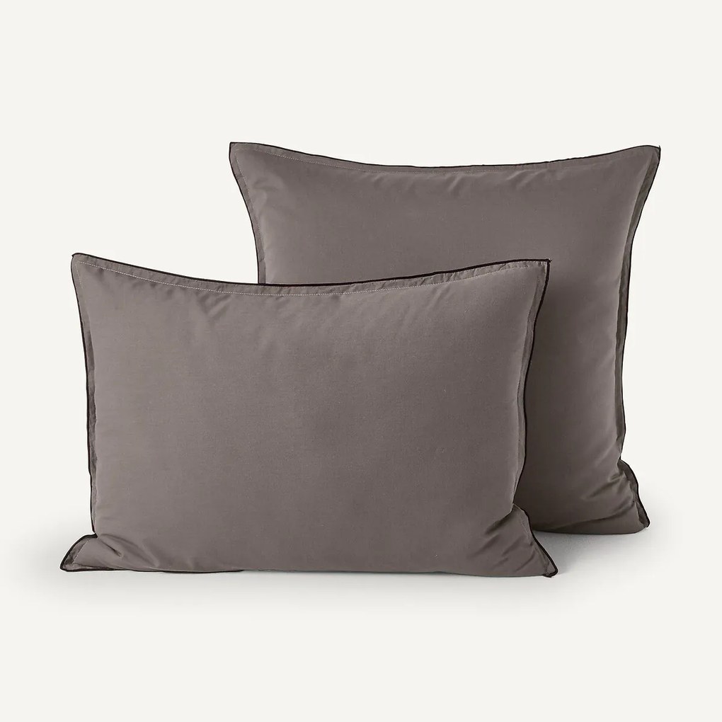 Kussensloop in gewassen voilekatoen, Gypse