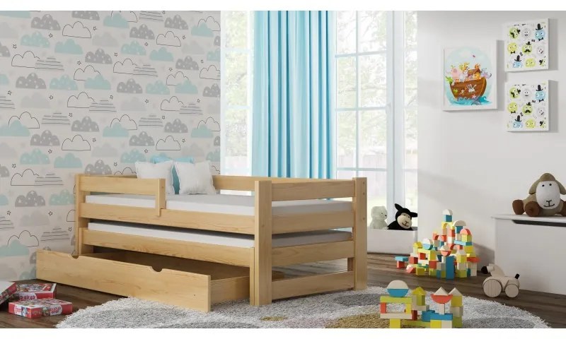 Peuter Natuurlijk Onderschuifbed - Gabriel For Kids Kinderen Peuter Junior 5056231720465 Children's Beds Home, 160x80, Nee, Geen Children's Beds Home