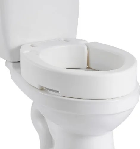 VEVOR toiletbrilverhoger (draagvermogen 136 kg) met een hefhoogte van 88,9 mm, verhoogde toiletbril met vergrote opening voor ouderen, verlengde toiletpotten.