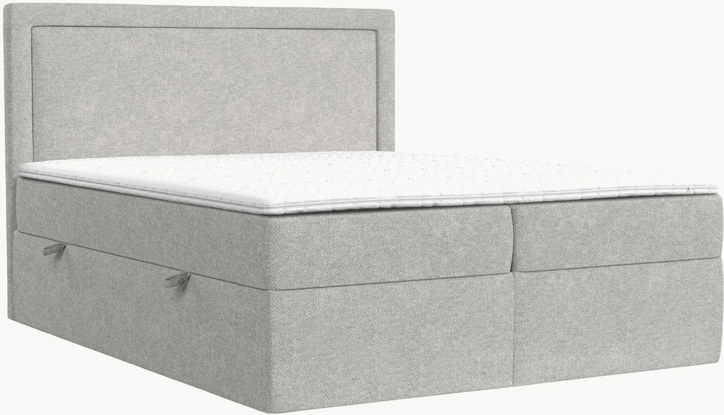 Handgemaakt chenille divan bed Rebeca met opbergruimte, H2