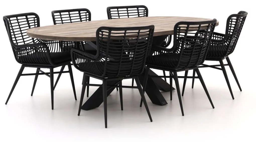 Diningset Intenso  | 6 personen | Tuinset teakhout | 7-delig | Kees Smit Tuinmeubelen