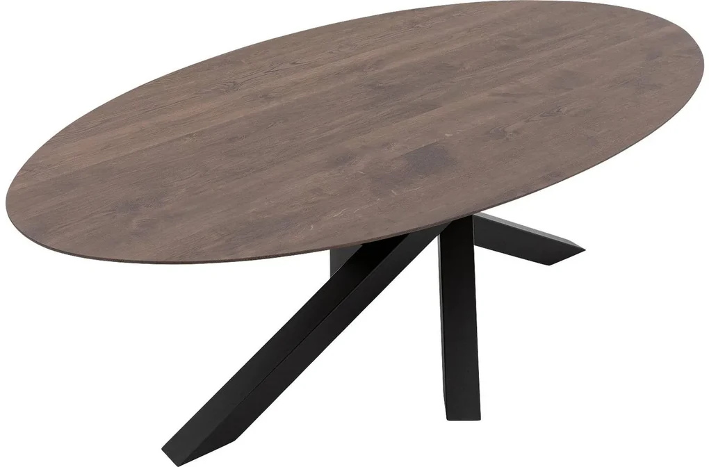 Goossens Excellent Eettafel Mente, Ovaal 180 x 100 cm