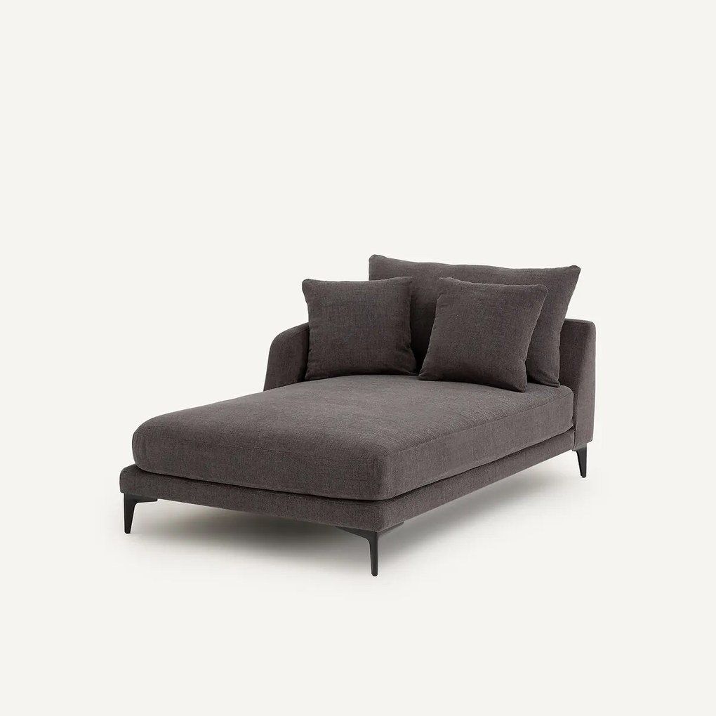 Longchair van gevlochten polyester, MODERNISTE, ontwerp Emmanuel Gallina