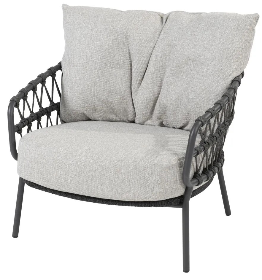 4 Seasons Outdoor Calpi loungeset Tuinbank   antraciet weerbestendig