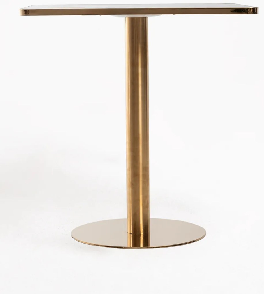 Tafel Firro Vierkant 70cm Goud