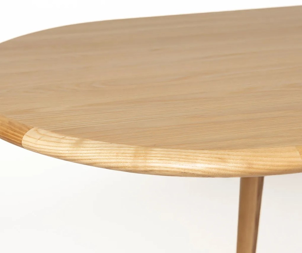 Zuiver Twist Oval Oak Uitschuifbare Eettafel Eiken 185-240 Cm - 90 X 185cm.