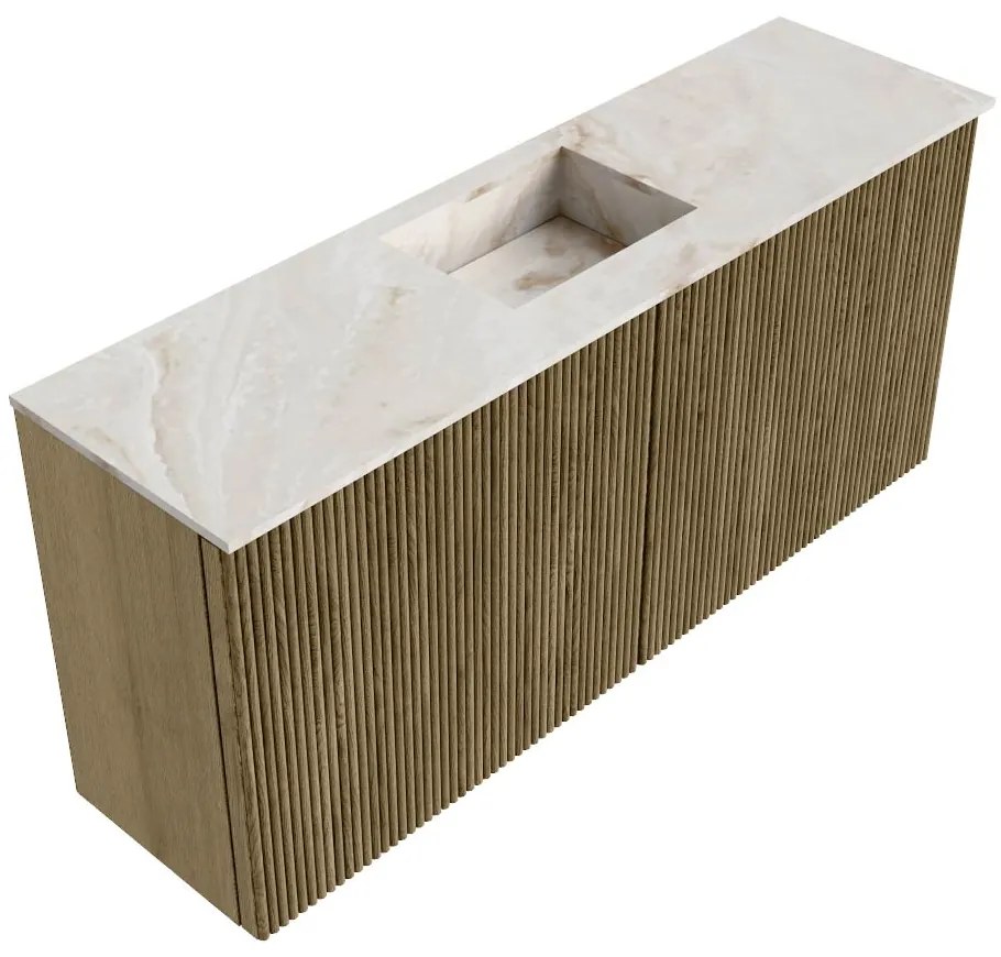 Mondiaz Joya DLux 90cm toiletmeubel dusk met wastafel faye midden zonder kraangat frappe