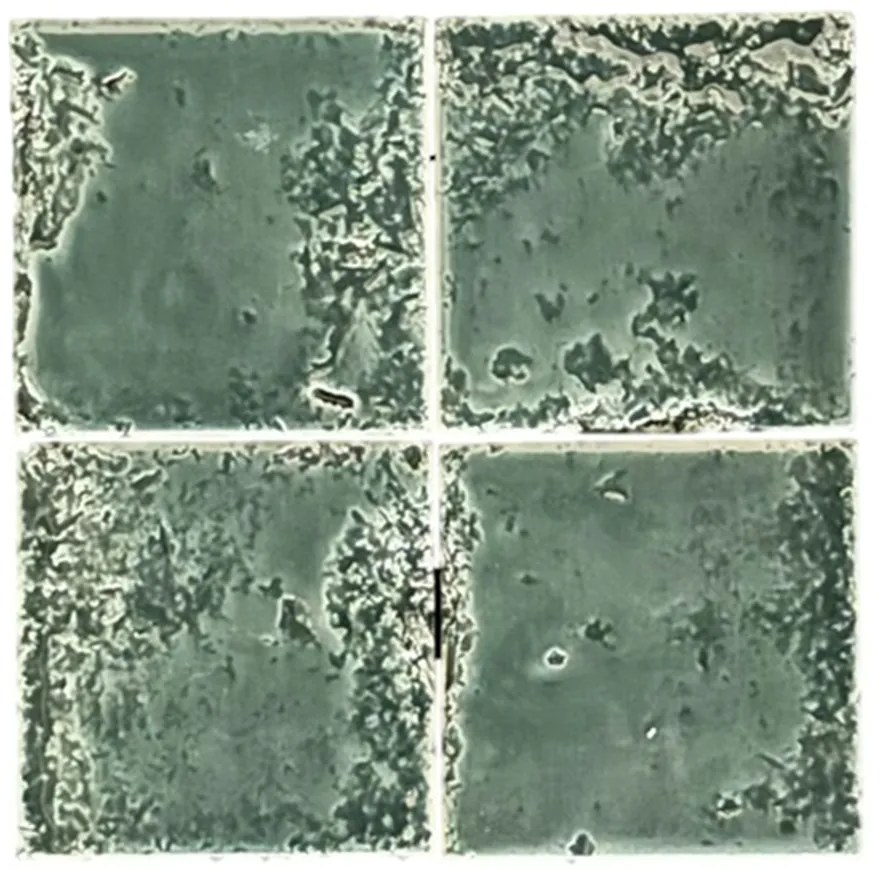 Terre d'azur Denia wandtegel 10x10cm groen