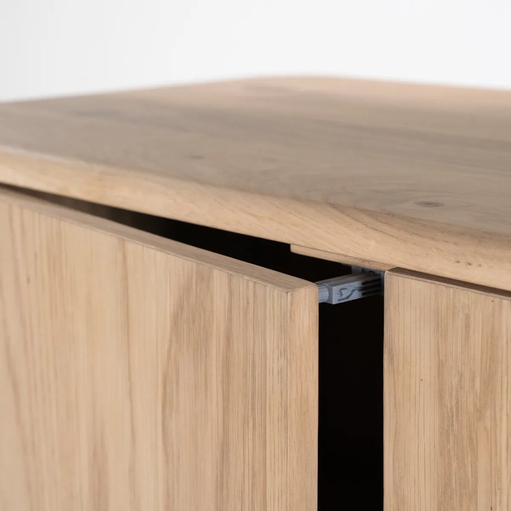 Tv-meubel Licht Eiken Hout 170 Cm - 170x40x50cm.