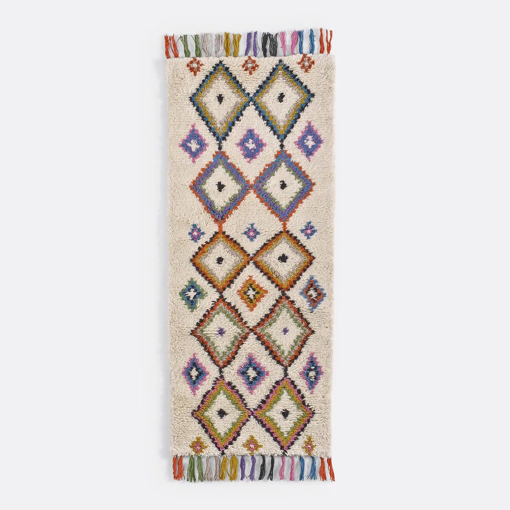 Gekleurd vloerkleed in berberstijl Ourika
