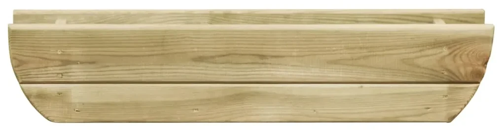 vidaXL Plantenbak verhoogd 80x16x16 cm geïmpregneerd grenenhout